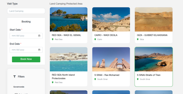 Nature Reserves Booking